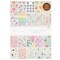 American Crafts Single-Sided Paper Pad 6"X8" 36/Pkg-Rose Gold Foil, Rainbow Avenue